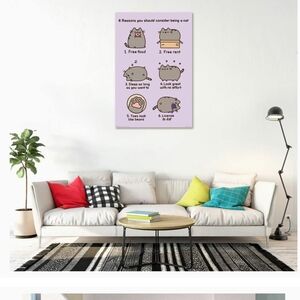 Pusheen 6 Reasons To Be A Cat Poster: NWT